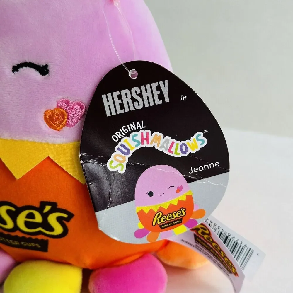 Hershey Reese's Squishmallows Jeanne Octopus Kellytoy Plush Stuffed Toy NWT 5